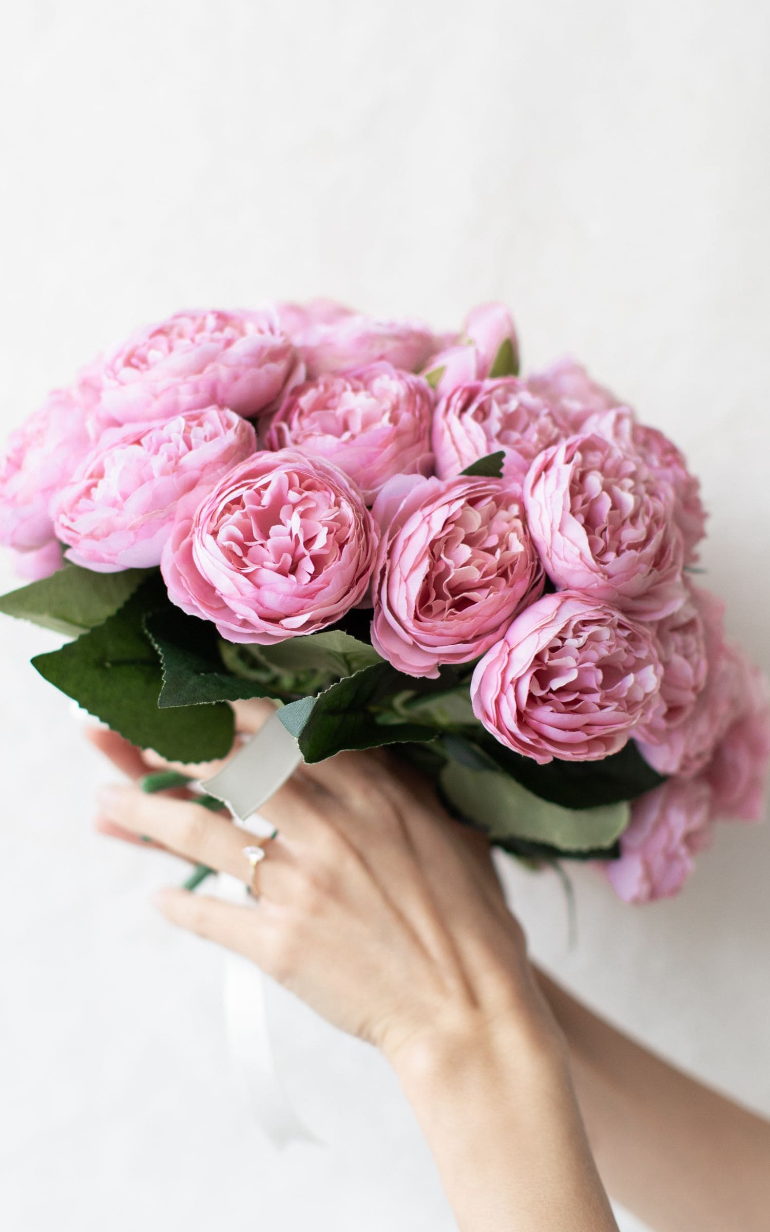 Ramo de 30 Peonias Rosas