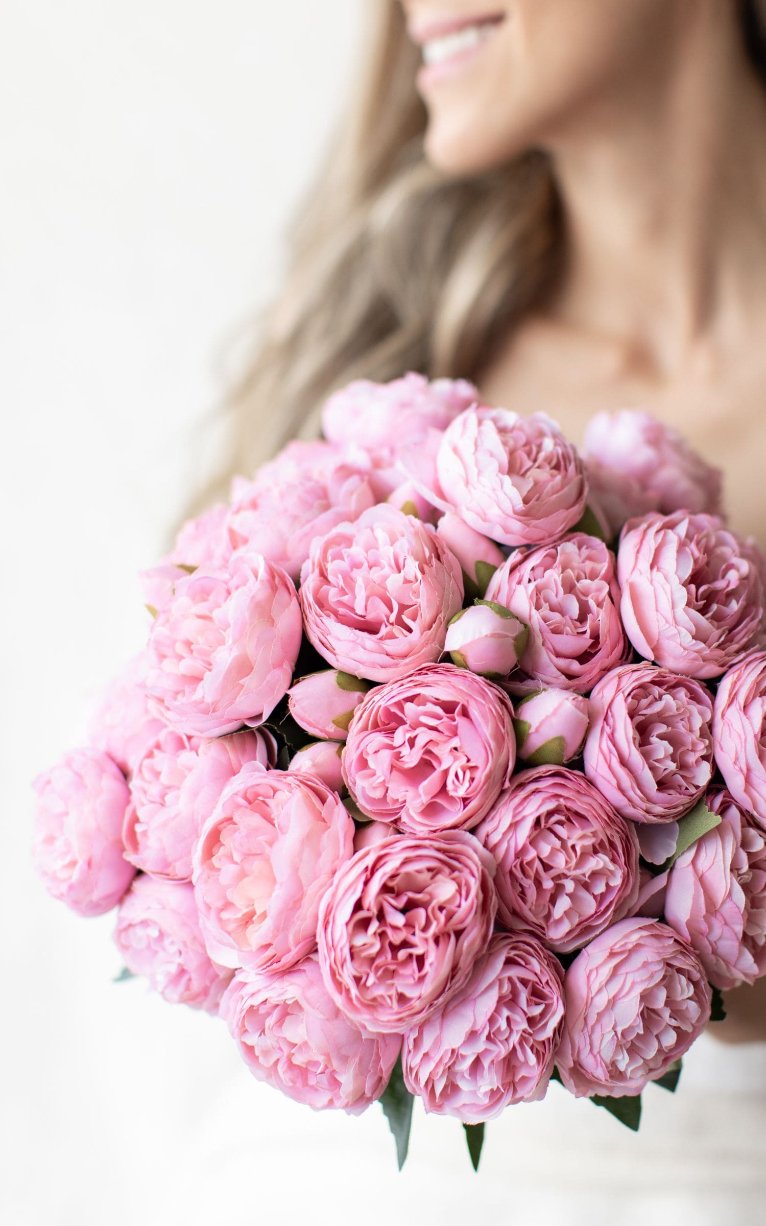 Ramo de 30 Peonias Rosas