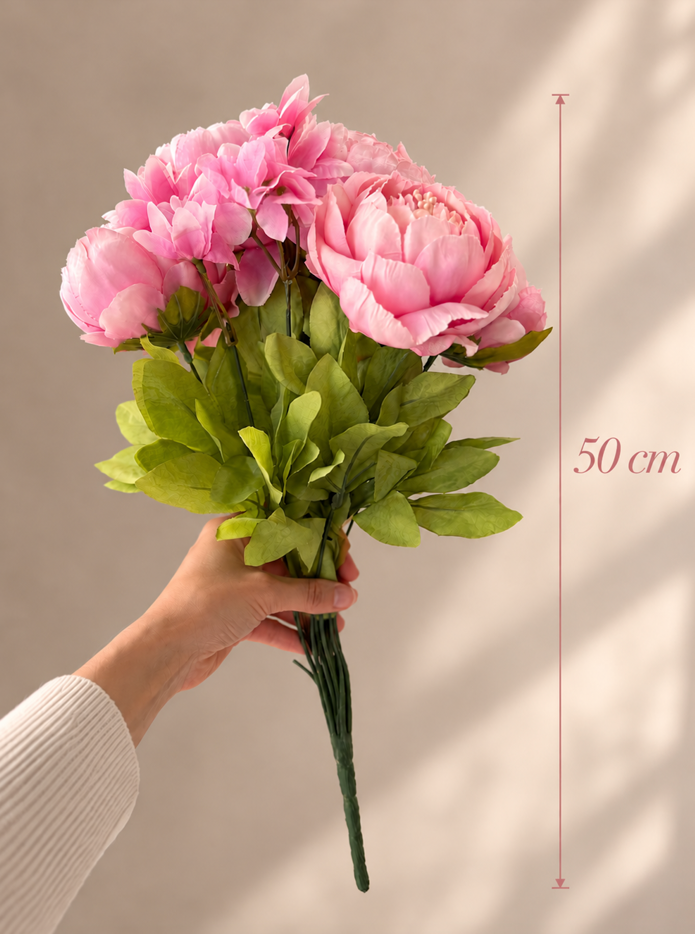 Ramo de 8 Peonias Rosas Blair